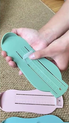 Easy Baby Foot Measuring Tool for Accurate Shoe Sizing #babyessentials #babygear