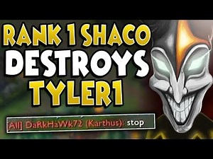 RANK 1 SHACO WORLD "CHASESHACO" VS. TYLER1 IN RANKED (CRUSHING SOLO QUEUE) - League of Legends