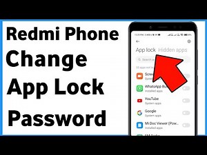 How to Change App Lock Password in Redmi