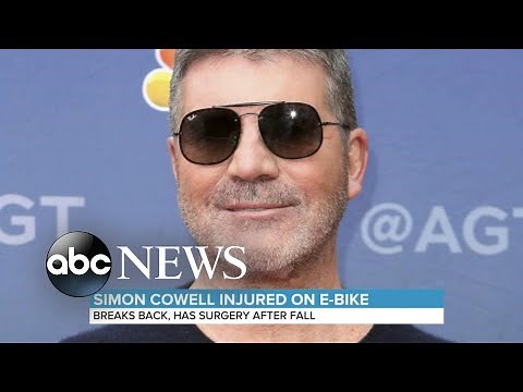 Simon Cowell injured in e-bike accident