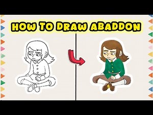 How to Draw Abaddon from Haunted Hotel – Character Art Tutorial