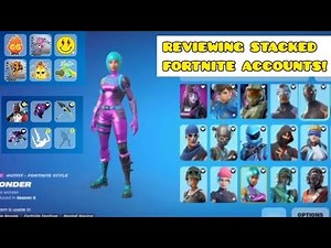 THE MOST STACKED FORTNITE ACCOUNTS! (OG EXCLUSIVES)