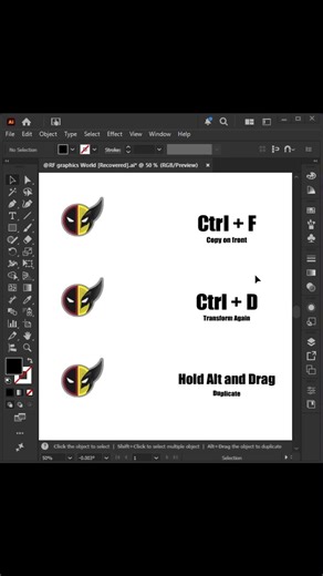 Adobe Illustrator 2026 - Shortcut you should know #rfgraphicsworld