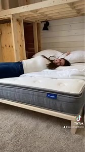 📹@3acrehomestead was eager to play on the bed and filled with joy after she was halfway done with the custom bunk beds! . . 🛏️Combined with an anti-sag pocket-coil layer, the Island mattress delivers exceptional responsive support. 🏝️Island mattress link: https://bit.ly/3nVoQSF . 💤 Stay with Sweetnight on TikTok: https://bit.ly/3GnyPbN . . #sweetnight #mattress #bunkbeds #custombunkbeds #builtinbunkbeds #bedroomproject #fixerupperstyle #fixerupperinspired #progresspic #underconstruction #wor