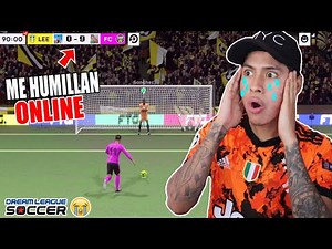 ESTO PASA CUANDO JUEGO DREAM LEAGUE SOCCER ONLINE con MI PLANTILLA MAS DÉBIL 😱 *Me HUMILLAN*