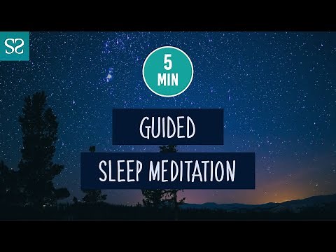 5 Minute GUIDED SLEEP MEDITATION | Calming Bedtime BODY SCAN | Short Mini-Meditation