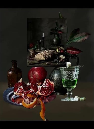 I love photobashing my painting references