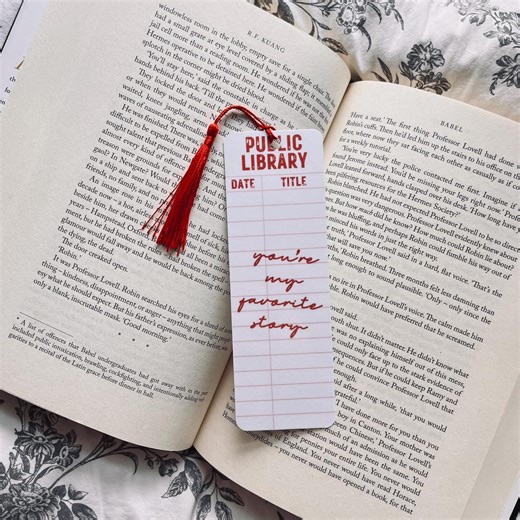 Library Card Bookmark: Vintage Style - Funny Literary Gift for Readers - Etsy