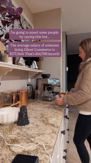 164K views · 447 reactions | Ghost Commerce is paying people an average of $177K/year - with just 1-2 hours a day.No inventory. No showing your face. No tech degree.I’m showing EXACTLY how I do it step-by-step...But most people will scroll instead of commenting “LEARN.”You deserve more time with your family. More freedom from your job.Comment “LEARN” and l’ll show you the way | Ashley Lochen | Facebook
