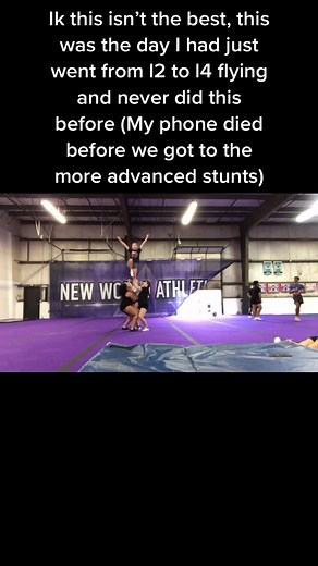 Level 4 Cheer Partner Stunts: Low to High Cradle