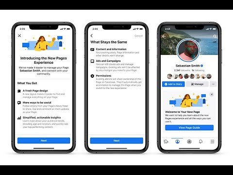 How to switch classic page to Facebook New Pages Experience 2022