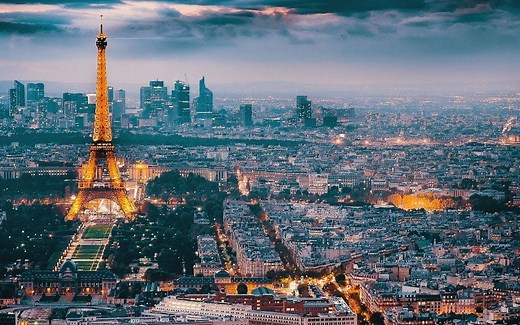 4K超清延时：法国巴黎-Paris Cinematic 4K - Paris City France Time Lapse