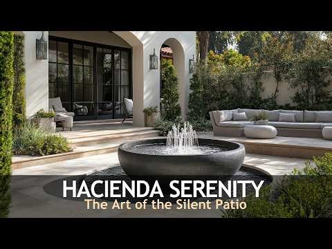 How Water and Stone Define 2026 Modern Hacienda Serenity