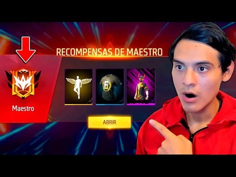 ESTO ME DARAN SI SUBO A MAESTRO EN VIVO 😰 Free Fire