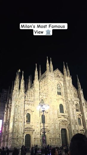 🇮🇹✨ Milan Duomo Is One Of Europe’s Most Insane Buildings #milan #travelshorts #trending