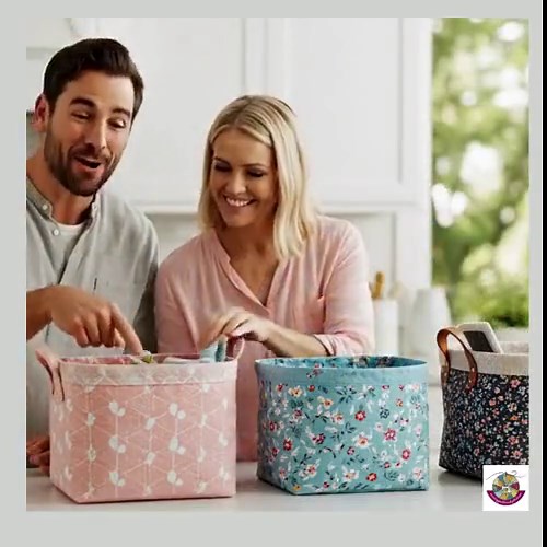 Reversible Organizer Basket Sewing Pattern PDF – Storage Bin , Fabric Basket, S–XL Sizes, A0 A4 US Letter,reversible Home Dust Bin,tutorial - Etsy