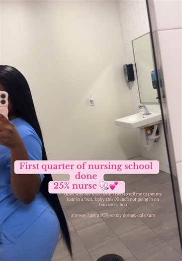 Okay so i’m officially 25% a nurse. Finished my first quarter of nursing school strong. I’m so proud of everyone in my class, we did it yall. #galencollegeofnursing #houstontexas #nursingstudent #lvn #galencollegehtx