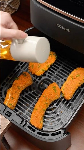 こんな調理方法もあった？！ノンフライヤーで簡単に美味しく作れる「鮭のパセリチーズフライ」 #cosori #cooking #ノンフライヤー #料理 #おうちごはん #おうちカフェ #airfryer