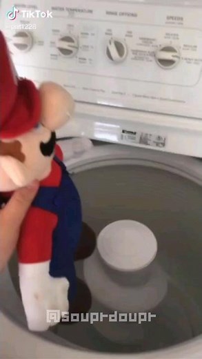 Mario washing machine