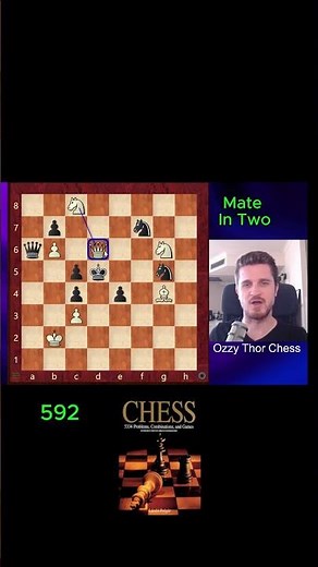 Laszlo Polgar’s Chess Puzzle Book Explained | Master Checkmate in 2 Moves (#592)