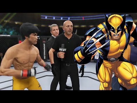 UFC 4 | Bruce Lee vs. Marvel Wolverine (EA Sports UFC 4)