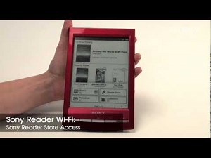 Sony Reader Wi-Fi PRST1: Sony Reader Store Access