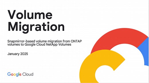 Migrating data from ONTAP to Google Cloud NetApp Volumes | NetApp Video