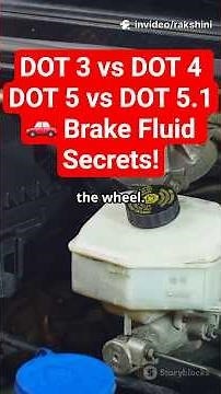 Brake Fluid Types Explained in 2 Minutes! DOT 3 vs DOT 4 vs DOT 5 vs DOT 5.1
