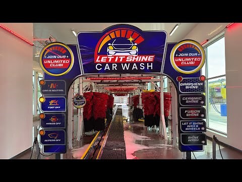 Let It Shine Car Wash Houston TX Site (Outside View) Sonny’s Equipment 4K