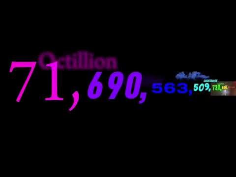 Numbers 0 to Decillion with sounds