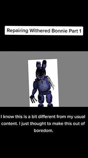 Bonnie Repair Tutorial in FNAF Speed Edit
