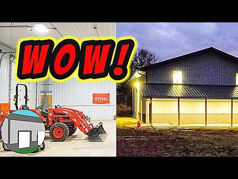 Pole Barn electrical wiring ideas. Check this out!