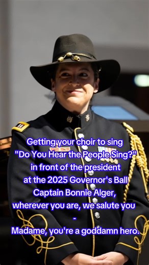 Military Choir Performance at Governor's Ball 2025