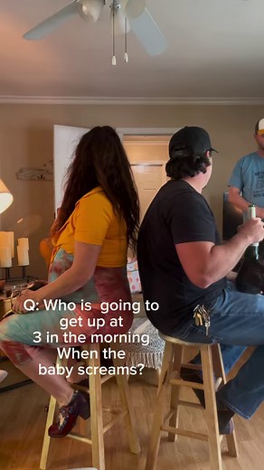 Cutest baby shower shoe game! Our friends have the best questions! 😂 #baby #babyshower #music #couplecomedy #couplegoals #married | Carvin Walls