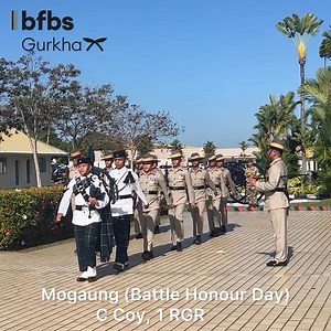 ⚔️Mogaung Day⚔️ Battle Honour (Mogaung Day) was observed by C Coy, 1 RGR on 13th June 2025 at Guardroom, Tuker Lines, Brunei to remember all those fallen heroes. | BFBS Gurkha