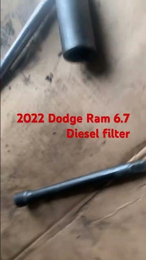 2022 Dodge Ram 2500 6.7 lt diesel filter how to remove and replace.... #ramtrucks #dodgetrucks