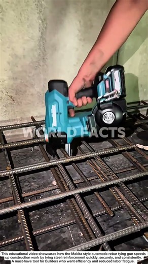 Makita Automatic Rebar Tying Gun – Fast and Powerful on the Job!