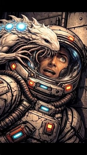 A Crew Landed on an Ice Asteroid for Supplies... Something Followed Them Back to the Ship #scifi