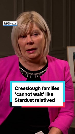 Bereaved families of the Creeslough tragedy have said they cannot wait like the relatives of Stardust victims to get answers about the explosion that claimed the lives of their loved ones. Ann Marie Boyle, whose sister Catherine O'Donnell and nephew James Monaghan died in the blast, said she cannot wait years to know the truth. #creeslough #ireland #rtenews