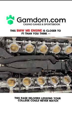 Great minds🧠 on Instagram: "Most cars have one throttle body. This BMW has TEN. 😱 Meet the BMW E60 M5, powered by a screaming 5.0-liter naturally aspirated V10 — an engine so wild it feels more Formula 1 than family sedan. Instead of a single throttle controlling airflow, BMW gave each cylinder its own individual throttle body. That means faster response, sharper acceleration, and an engine that reacts instantly to your right foot. This setup wasn’t about fuel economy or comfort — it was about