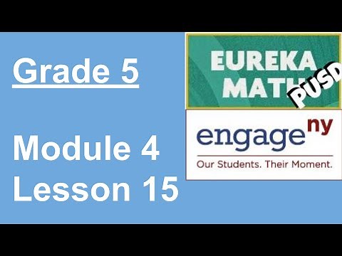 EngageNY Grade 5 Module 4 Lesson 15