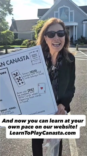 However you learn. We teach in-person, online and now on our website, LearnToPlayCanasta.com.