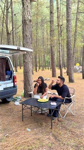 Vanlife in Mori, Uttarakhand 😍🚐 #vanlifeinindia #sunnyday #vanlife #uttarakhand #campervan