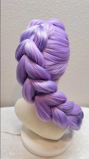 Easy Pull Through Rumi Dragon Wig / Dutch Braid | Messy Braid, Rumi KPopDemonHunters, KDH Wig