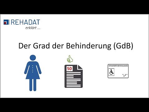 The degree of disability (GdB)