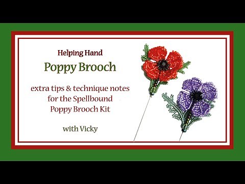 Poppy Brooch Petal - Helping Hand Series