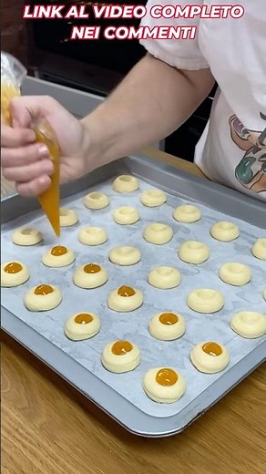 BISCOTTI PASTICCINI OCCHI DI BUE Fatti in Casa Facilmente