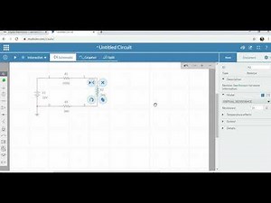 Multisim Online Changing the Resistor Value