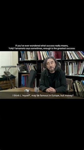 Yohji Yamamoto on Success | Dressmaker