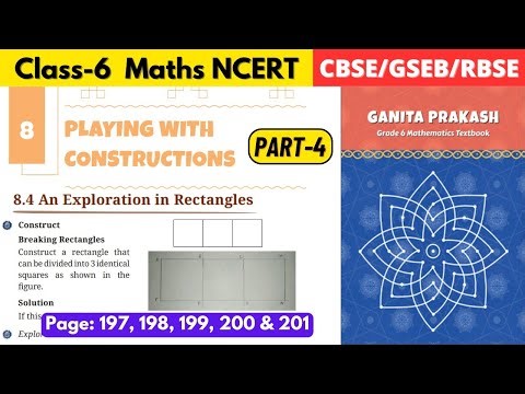 Class 6 Maths Ganita Prakash Chapter 8 Playing with Constructions | Part 4 #grade6math